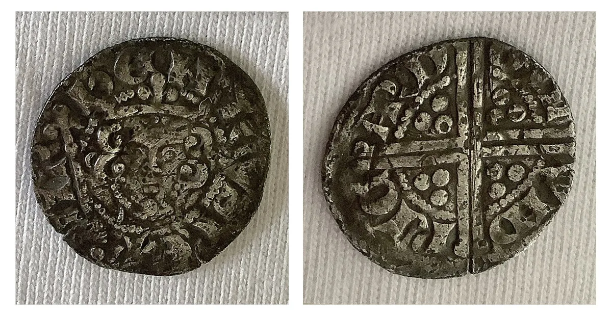 Henry the 3rd Penny, 1216-1277 era silver coin!