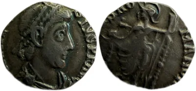 Theodosius I clipped Siliqua
