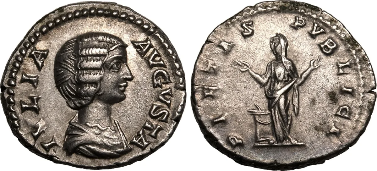 Julia Domna (Augusta, A.D. 193-217).