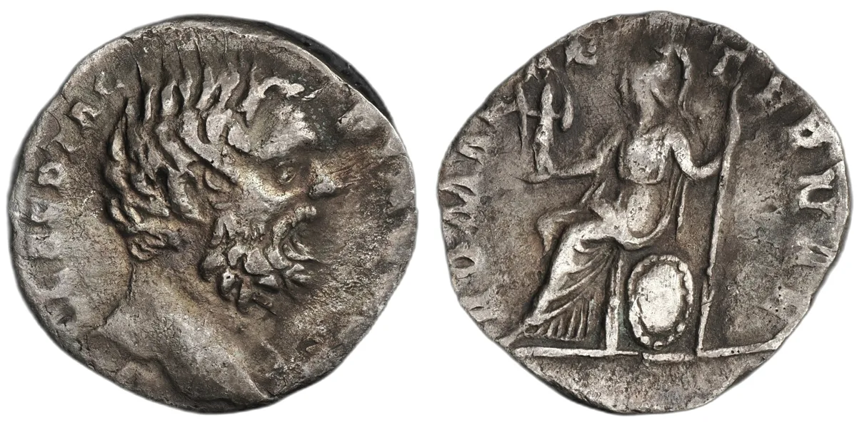 Clodius Albinus, As Caesar, Denarius