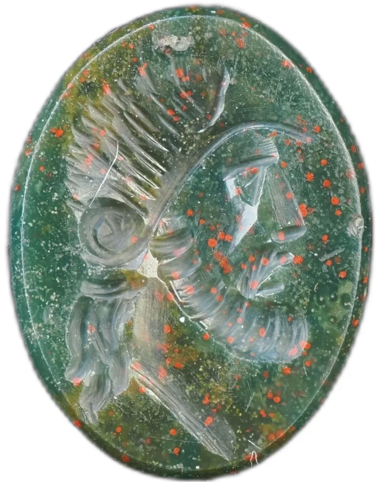 Hellenistic Period, 1st Cent. BC – 1st Cent. AD. Intaglio in Heliotrope