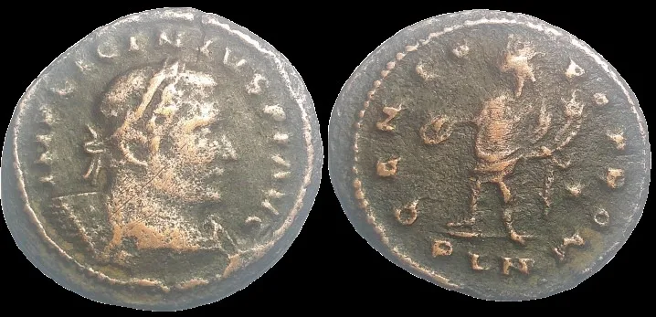 LICINIUS I (Struck 313-314 AD) AE 24.2mm 3.79gm follis. Londinium Mint