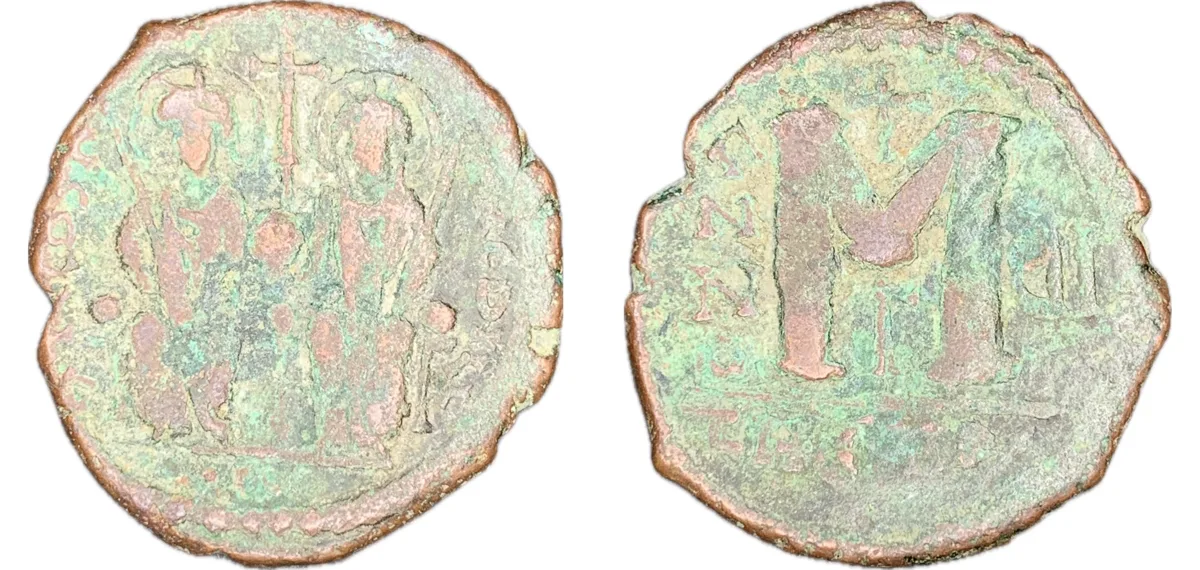 Justin II - Follis - Antioch (Theoupolis) SB 379