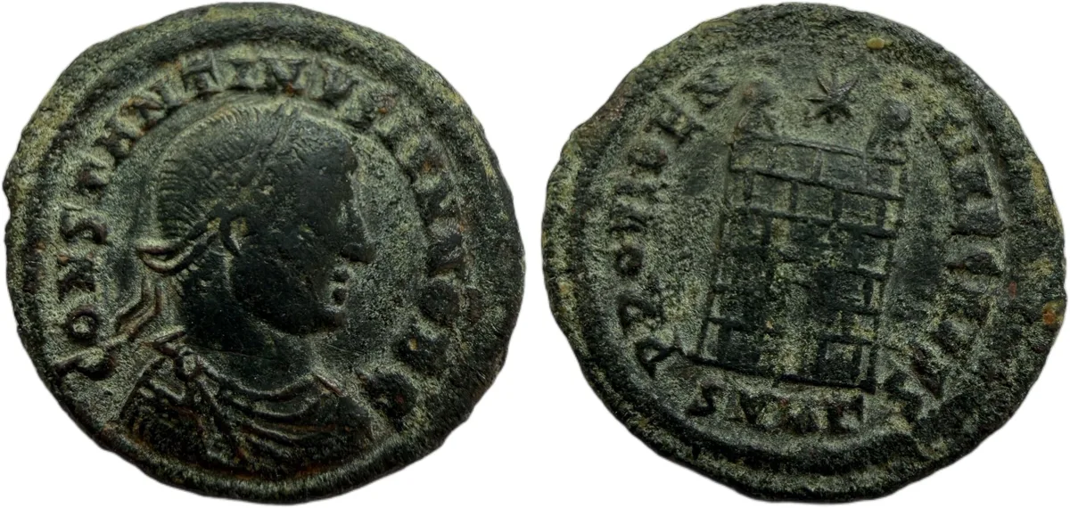 Constantine II as Caeser AE 3