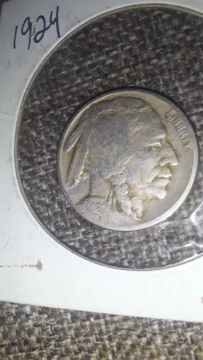 1924 Buffalo Nickel 5 C