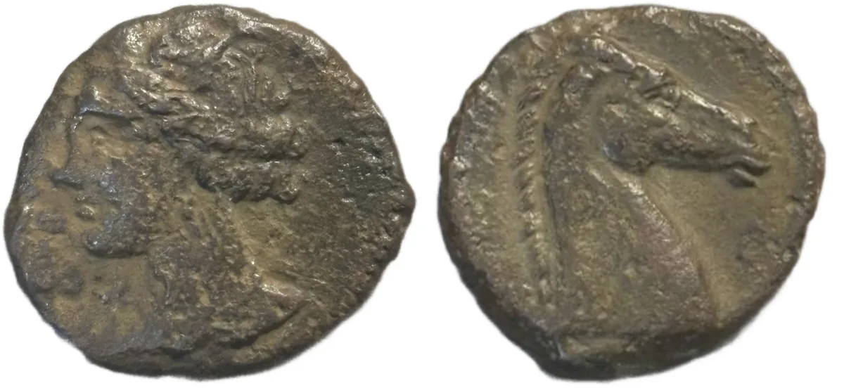 Zeugitana. Carthage circa 300 BC AE
