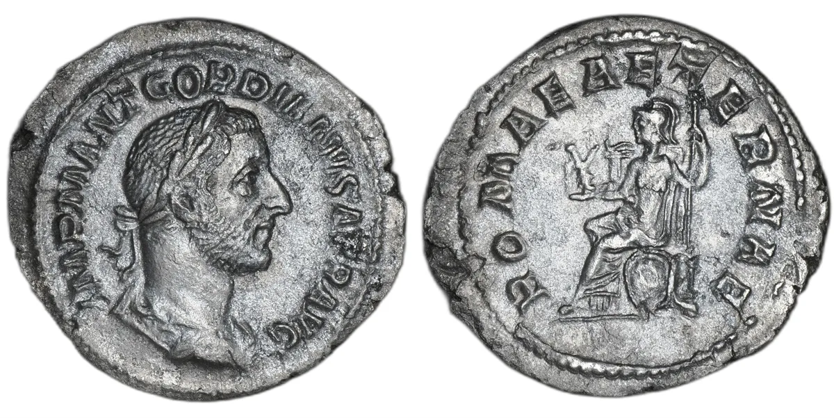 Gordian I, 238, Denarius