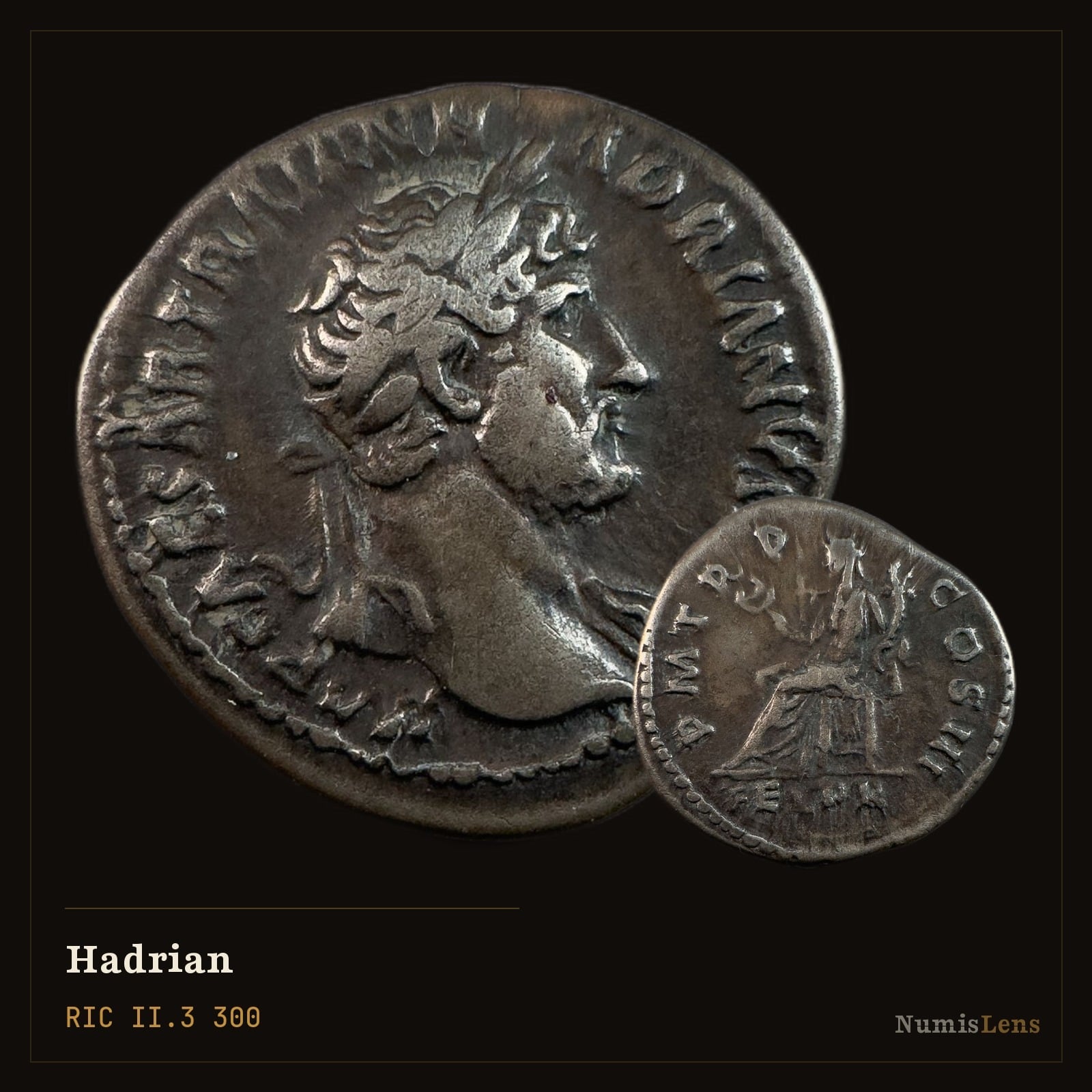 Hadrian — Denarius, Felicitas FEL P R, Rome