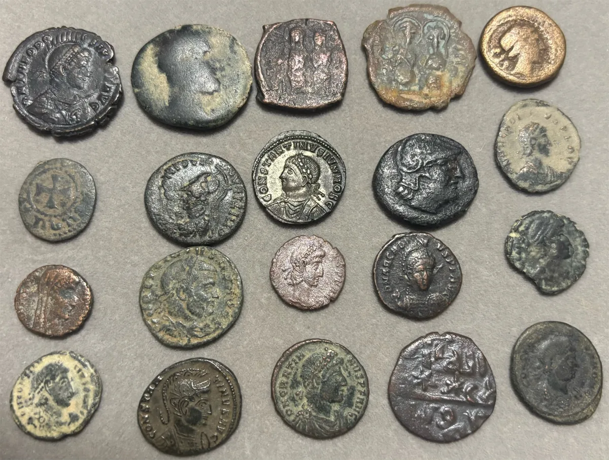 Mixed Lot of 20 Coins - Greek Roman Byzantine etc.
