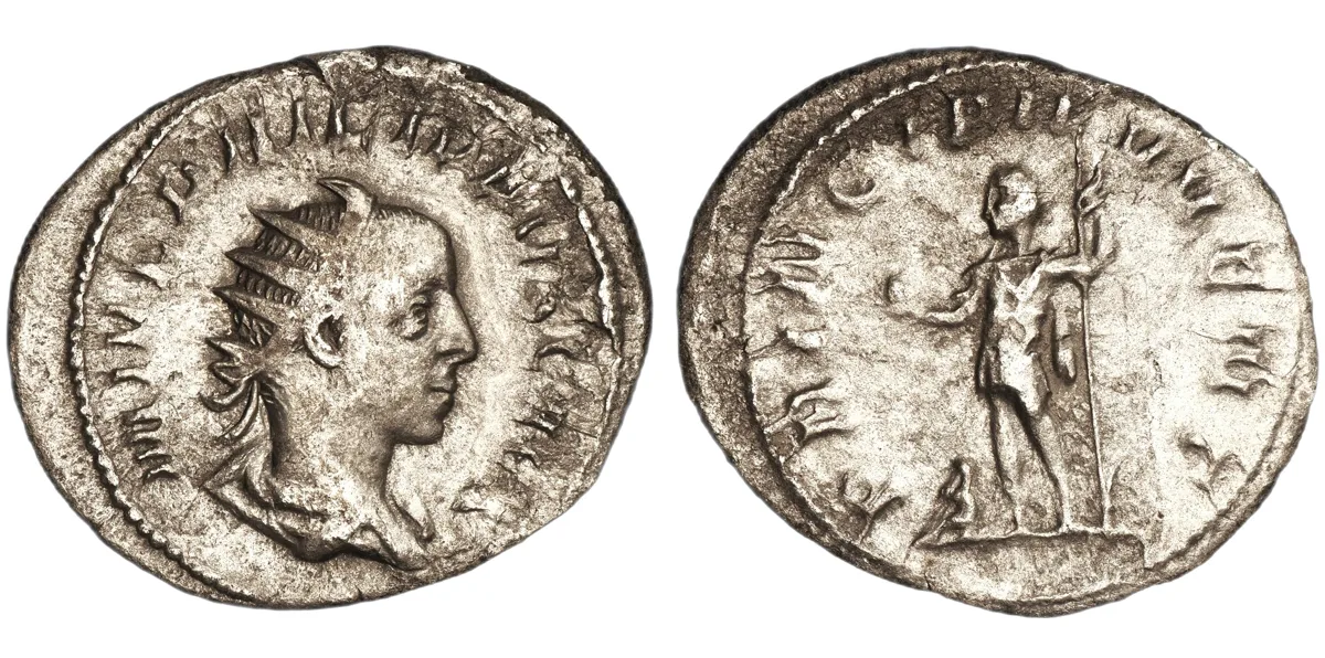 Philip II, as Caesar, Antoninianus
