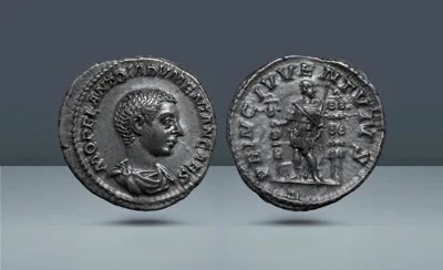 Roman Empire, Italy. Diadumenian as Caesar, 217 - 218 AD  Rome, 2nd emission of Macrinus, c. 217 - 218 AD