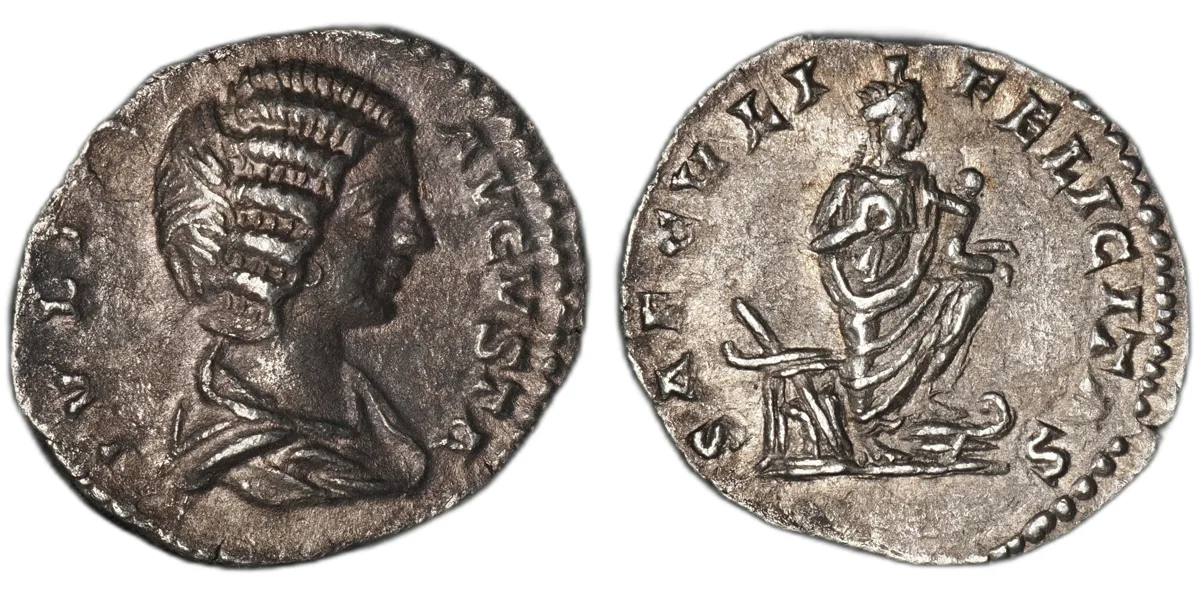 Julia Domna, denarius, silver, reign 196-211, minted 196-211