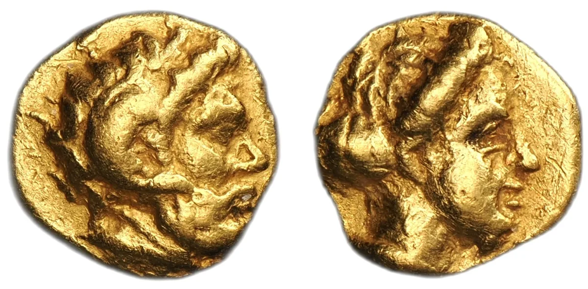 Magas, King of Cyrene, 282-250 BC, 1/10 Stater