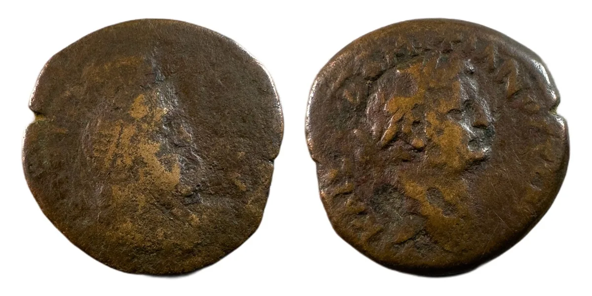 Domitian — Diobol, Sarapis, Alexandria