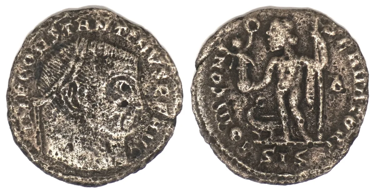 Billon Roman Follis Constantine I “The Great” (313-315 AD)