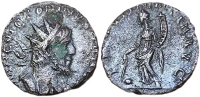 Victorinus - A.D. 269-271 - Silver Antoninianus - PROVIDENTIA AVG