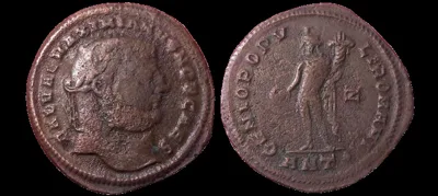 ROMAN GALERIUS CAESAR 293-305 AD (Struck 297-298 AD) AE 28mm 8.4gm large follis. Antioch mint.