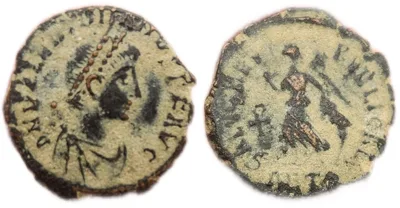 Valentinian II, Victory with captive