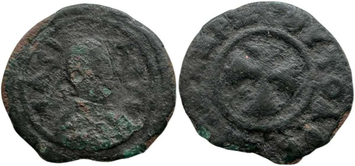 Kingdom of Aksum - Anonymous Lepton (360-450 AD) Latin cross