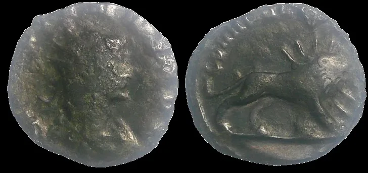 ROMAN GALLIENUS (Struck260-262 AD) AR AE 19.3mm 2.86gm Antoninianus. Struck at Mediolanum, Rare
