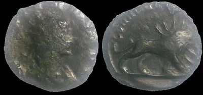 ROMAN GALLIENUS (Struck260-262 AD) AR AE 19.3mm 2.86gm Antoninianus. Struck at Mediolanum, Rare