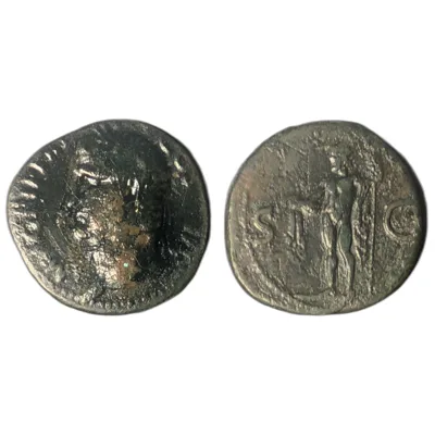 AGRIPPA. Died 12 BC. Æ 25mm As (10.61g). Struck under Caligula, 37-41 AD.
