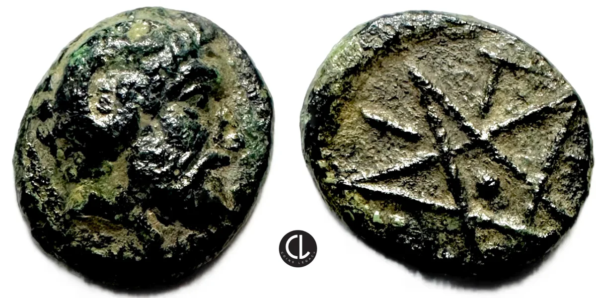 Mysia, Pitane Mint, AE circa 400-300 BC - RR