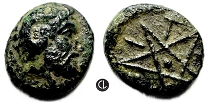 Mysia, Pitane Mint, AE circa 400-300 BC - RR