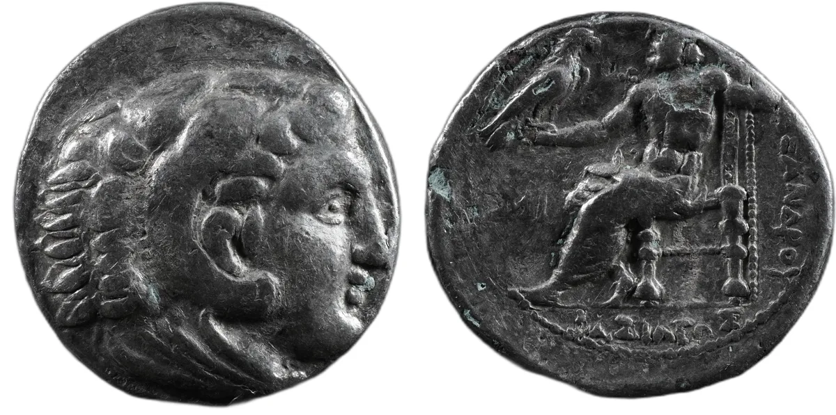 Alexander III the Great AR Tetradrachm, Babylon, 330-320 BC, Herakles/Zeus