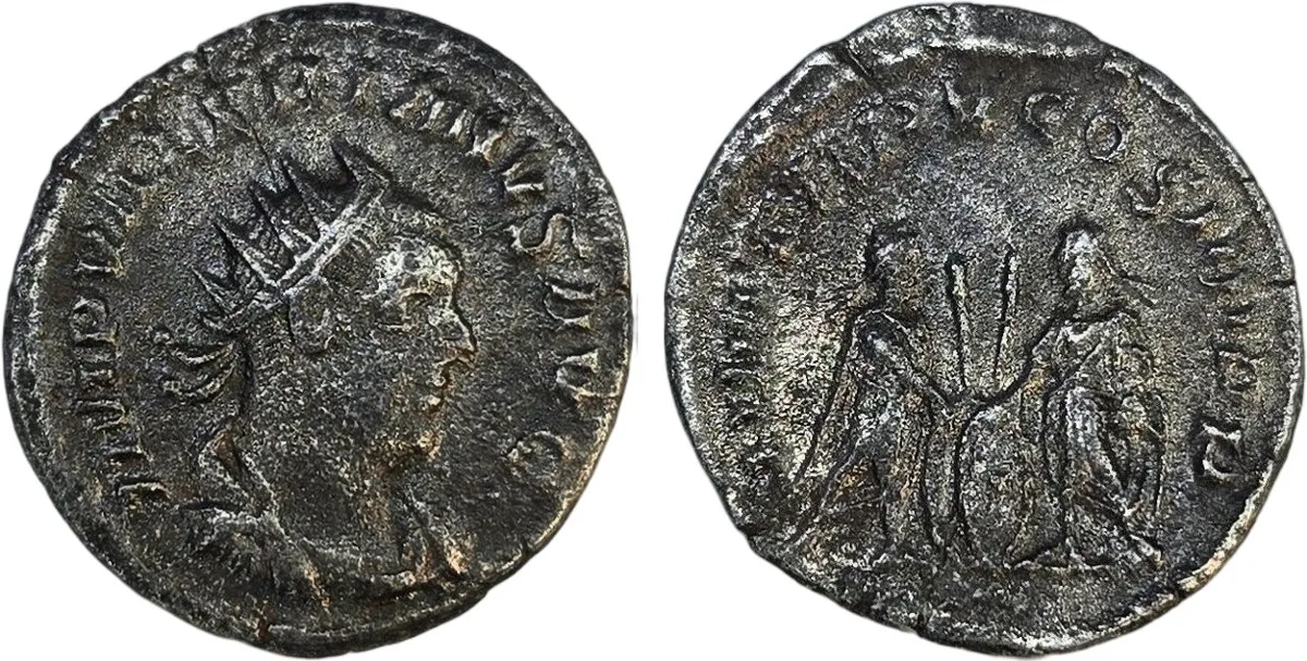 Valerian - A.D. 257 - Antoninianus	Billion - RIC # 277