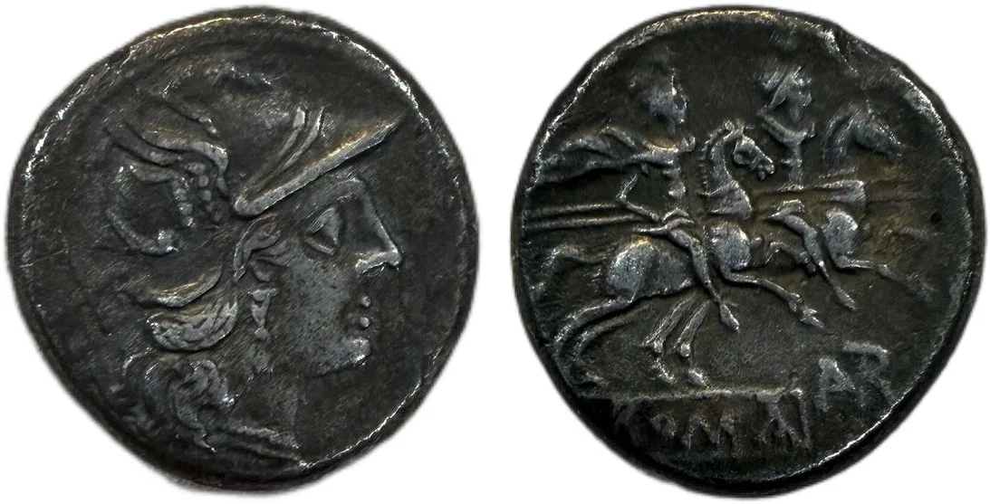 L. Autronius. 189-180 BC. AR Denarius. Crawford 146/1