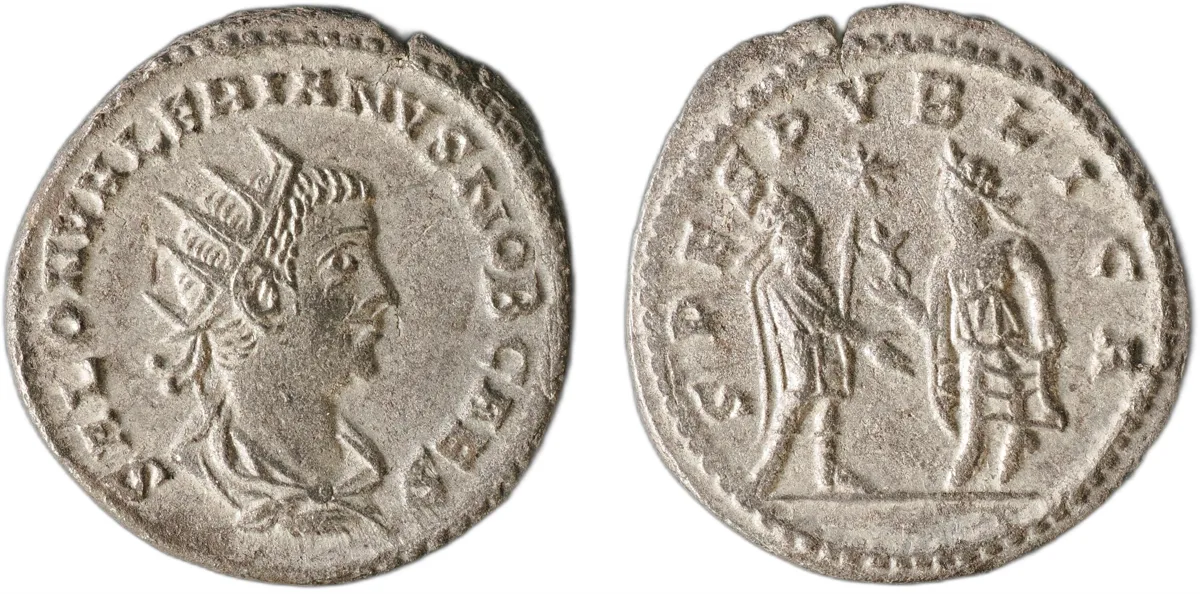Saloninus, Antoninianus, billon, reign as Caesar under Valerian I and