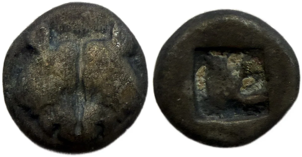 Lesbos. Uncertain mint. Twelfth Stater. Circa 478-460 BC