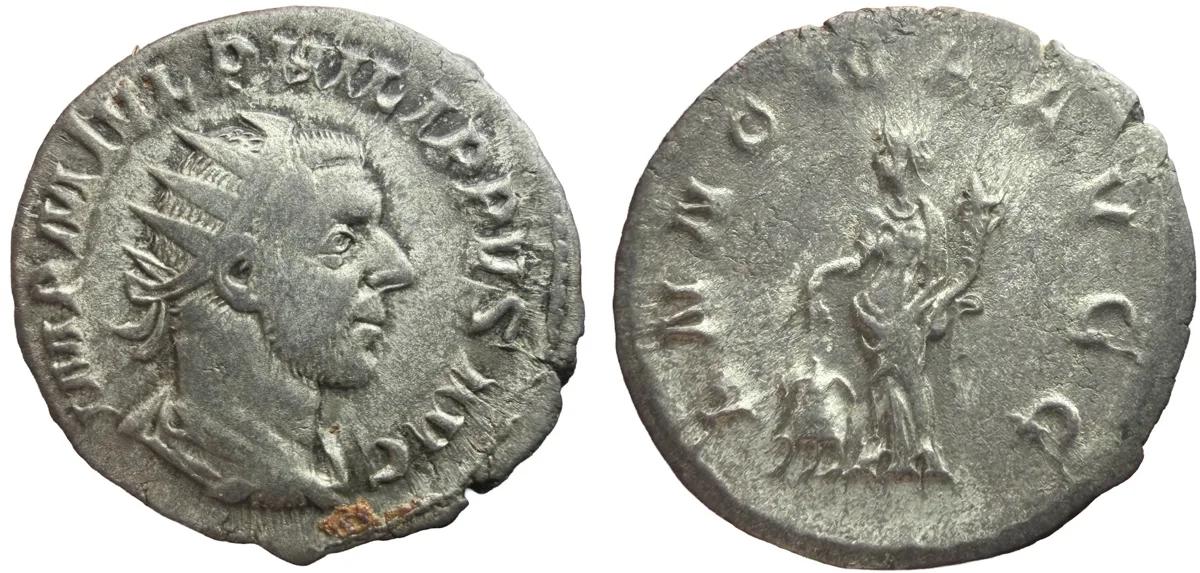 Philip I the Arab. AD 244-249. AR Antoninianus.