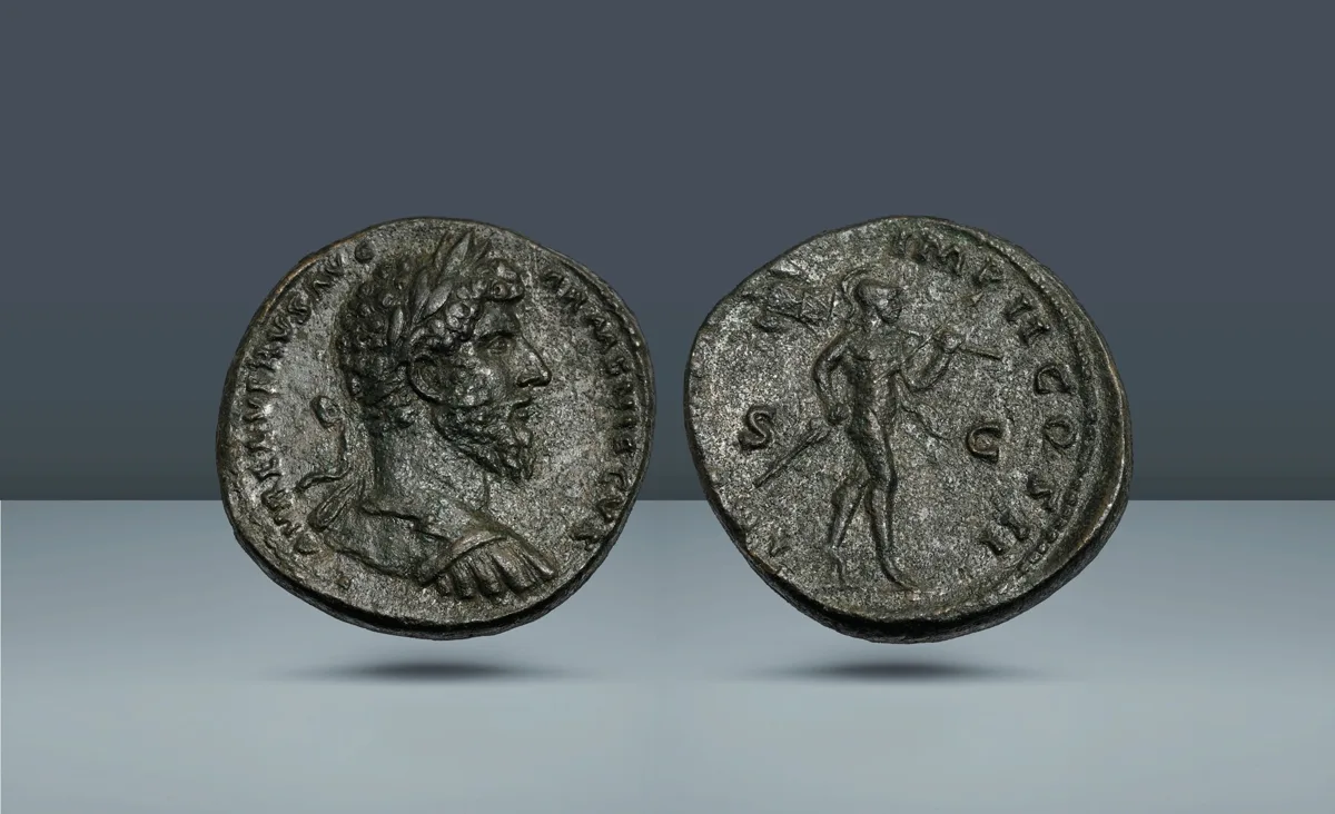 Roman Empire. Lucius Verus, c. 161-169 AD Rome, c. 164 AD