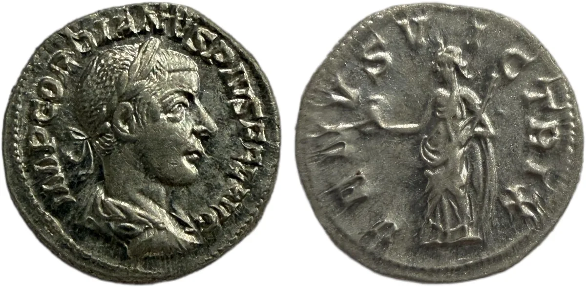 Gordian III Silver Denarius