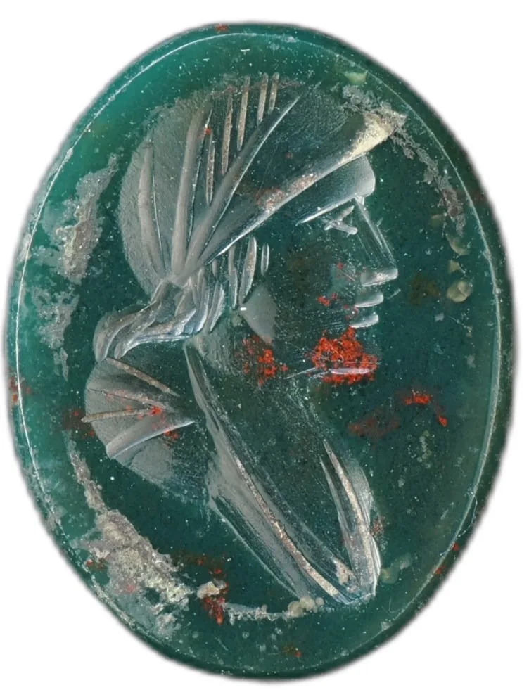 Hellenistic Period, 1st Cent. BC – 1st Cent. AD. Intaglio in Heliotrope