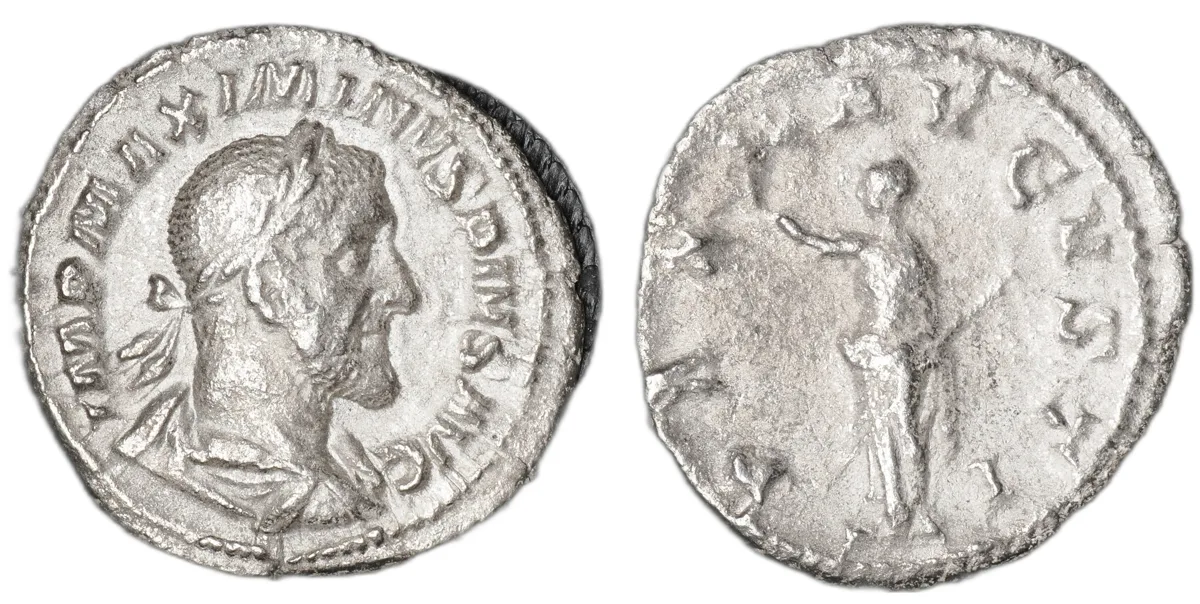 Maximinus Thrax, denarius, silver, reign 235–238, minted 235–238