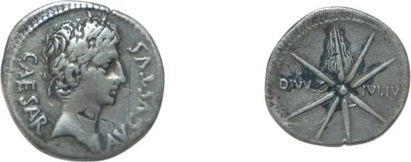 Augustus AR Denarius RIC I, 37a. Cohen 98. BMC 323