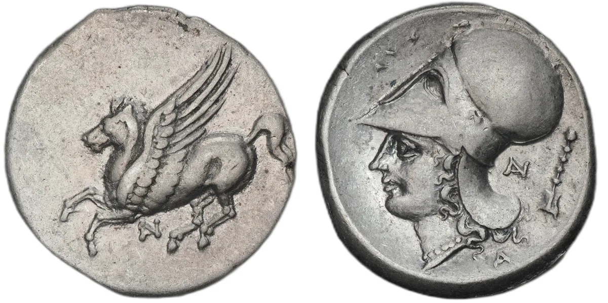 AKARNANIA. Anaktorion. Circa 350–300 BC. AR Stater