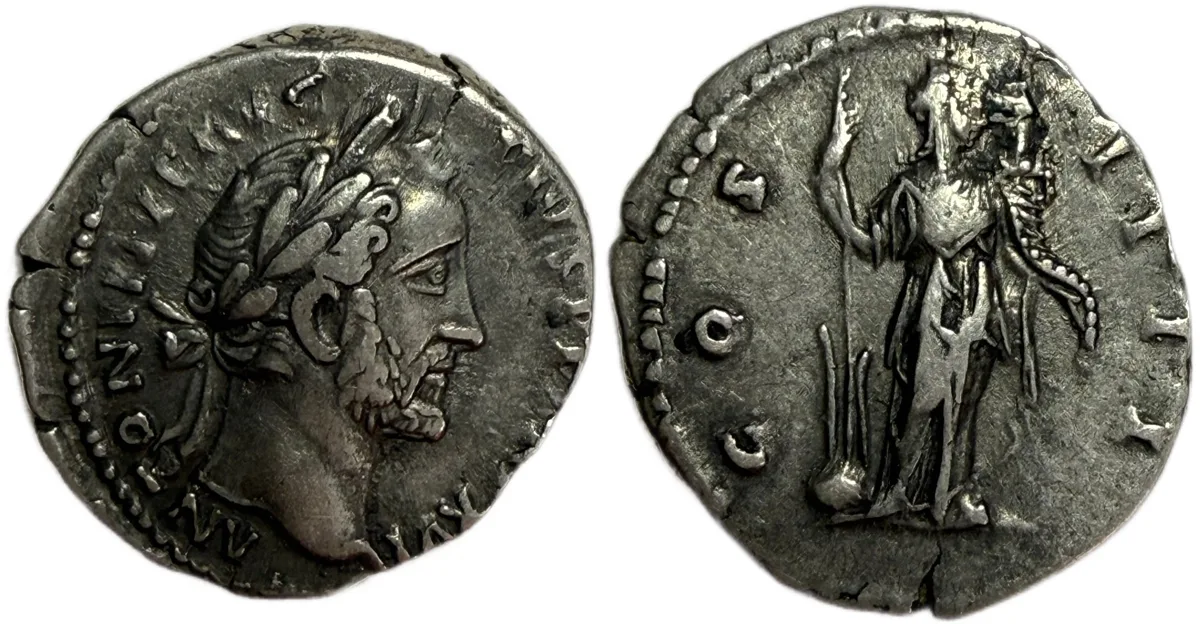 Antoninus Pius (AD 138-161) Denarius