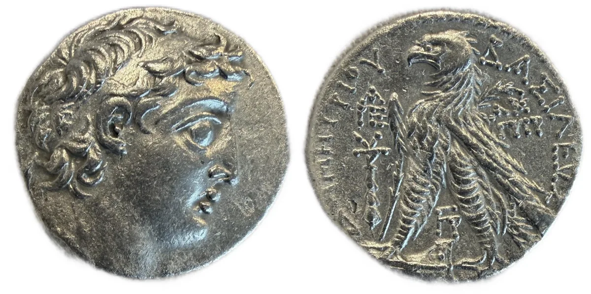 SELEUKID KINGS. Demetrios II Nikator, second reign, 129-126/5 BC. Tetradrachm
