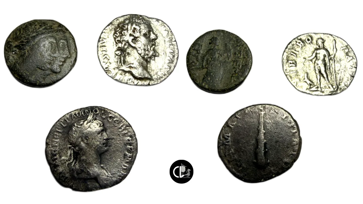 Lot Consisting of 3 Ancient Coins Sold as is, with no returns.