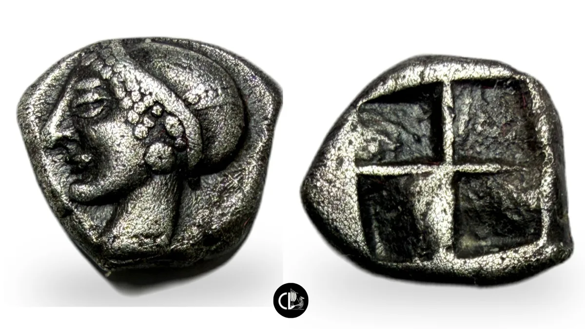 Ionia. Phokaia. AR Diobol. Circa 521-478 BC.