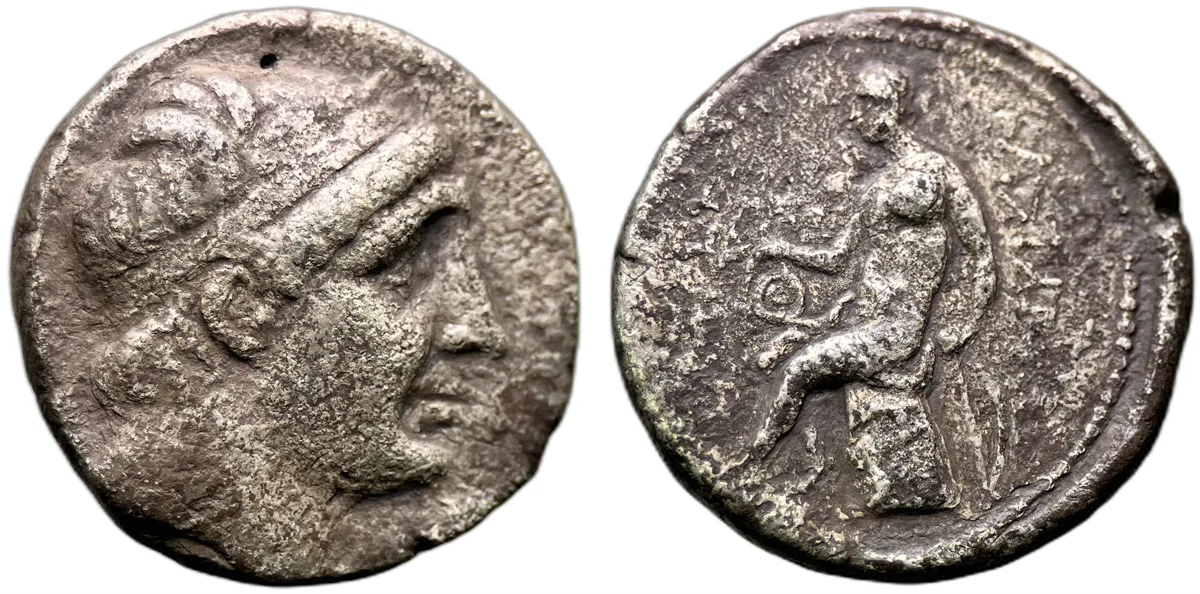 Seleucid Empire Antiochos I tetradrachm circa 281-261 B.C Ai Khanoum mint