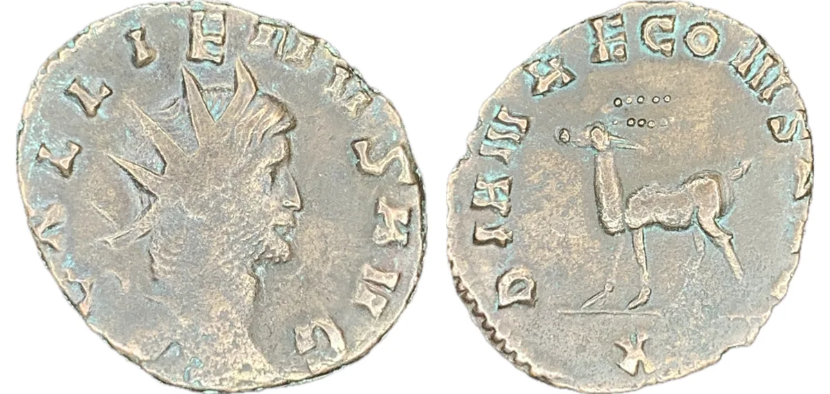Gallienus - Antoninianus - DIANAE CONS AVG