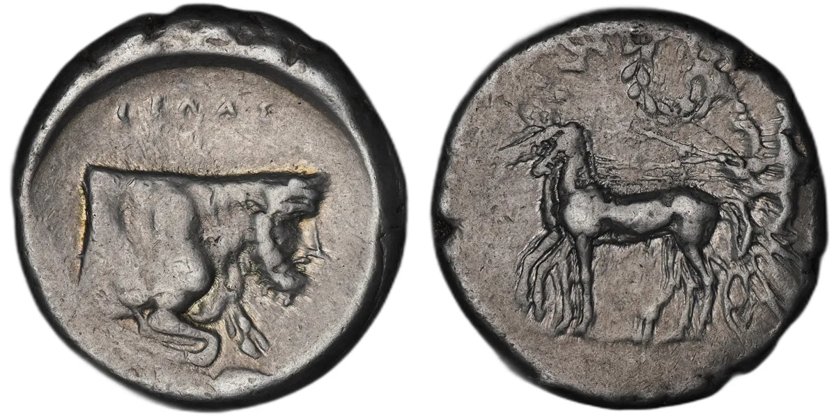 Sicily, Gela. AR Tetradrachm