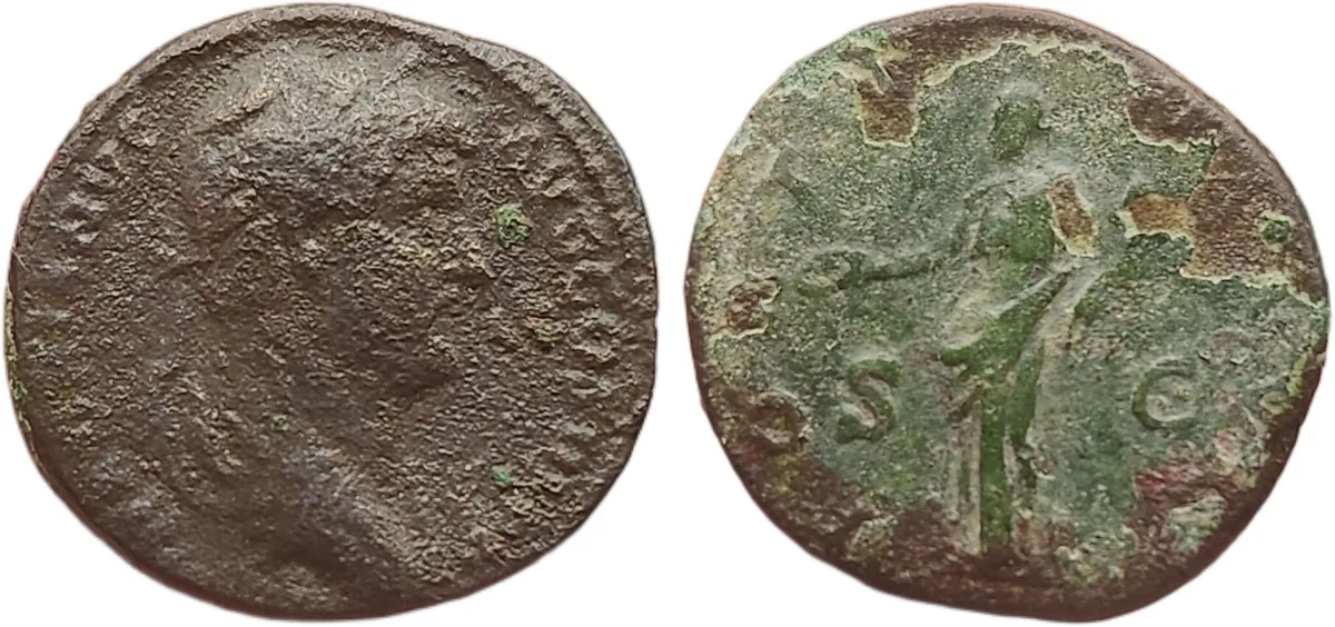 Hadrian As, nice warm patina