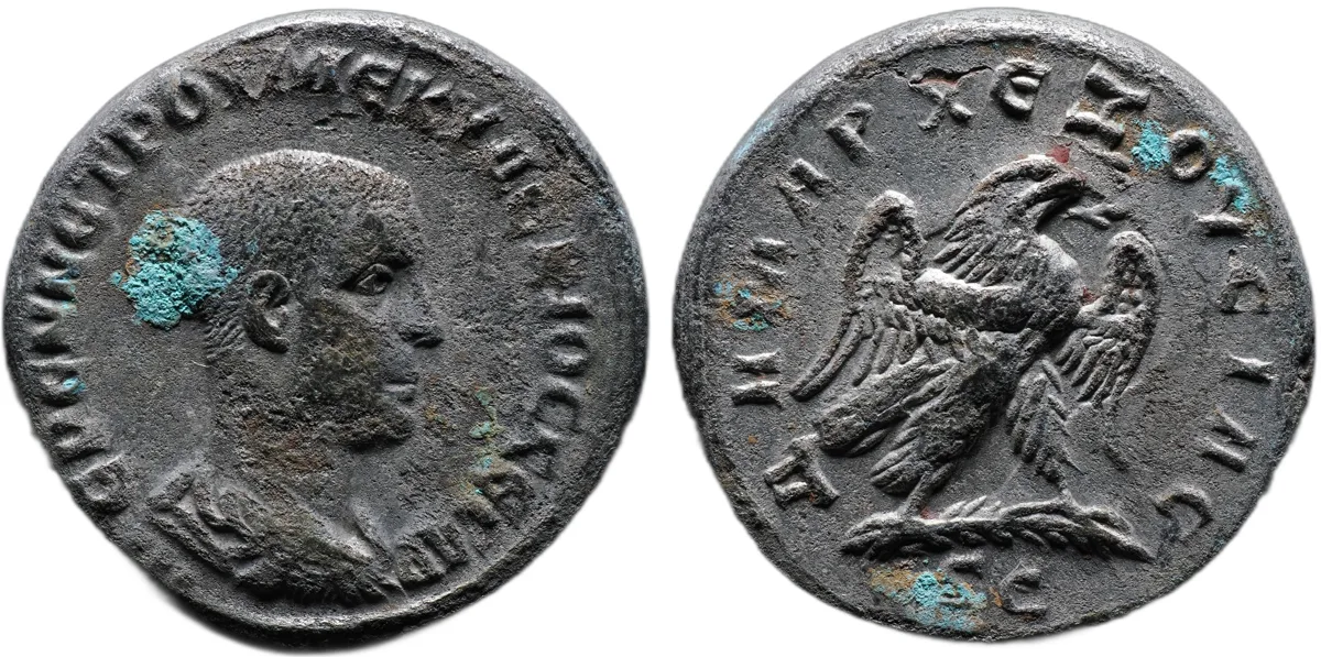 Herennius Etruscus, as Caesar, AD 249-251, Tetradrachm
