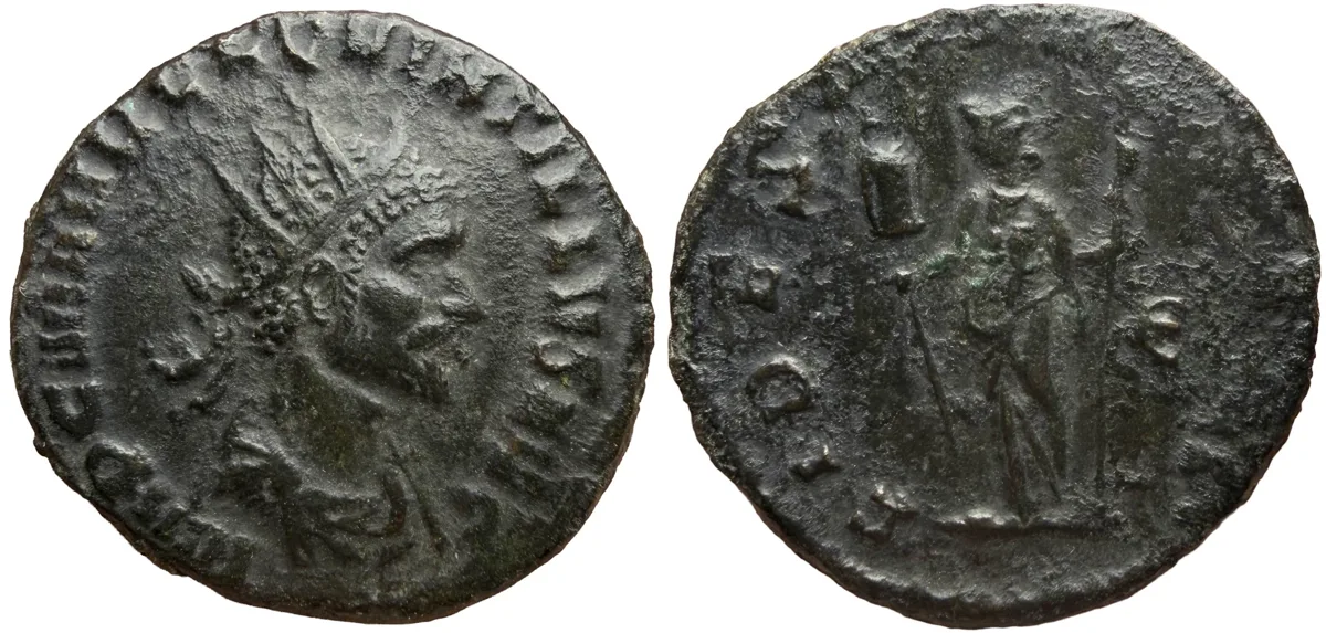 Quintillus. AD 270. BI Antoninianus.